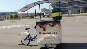 Велорикша  Муравей Z1 - Морозильник. Модель выпускается с 2013г. Цена базовой комплектации 77300 рублей